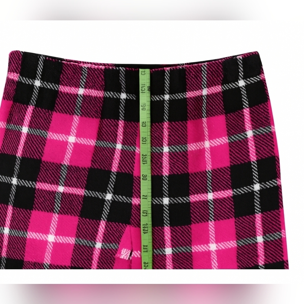 Women's Pink And Black Plaid Pajama Pants (M) - Picture 8 of 11